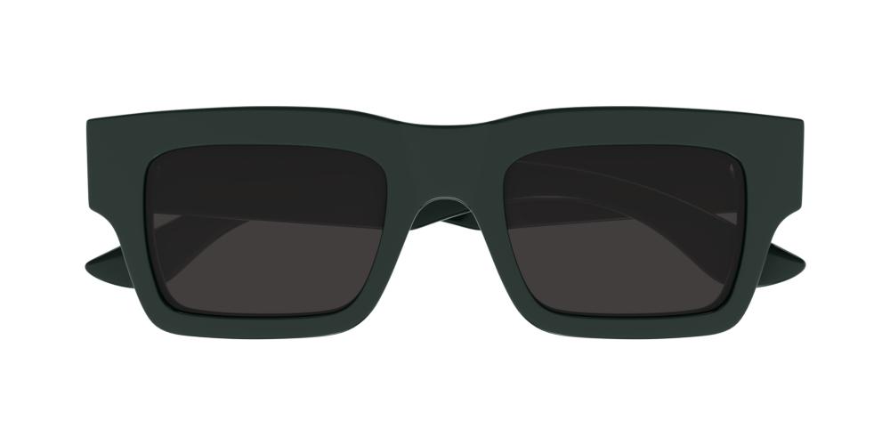 A. MCQUEEN BOLD RECTANGLE SUNGLASSES - AM0508S