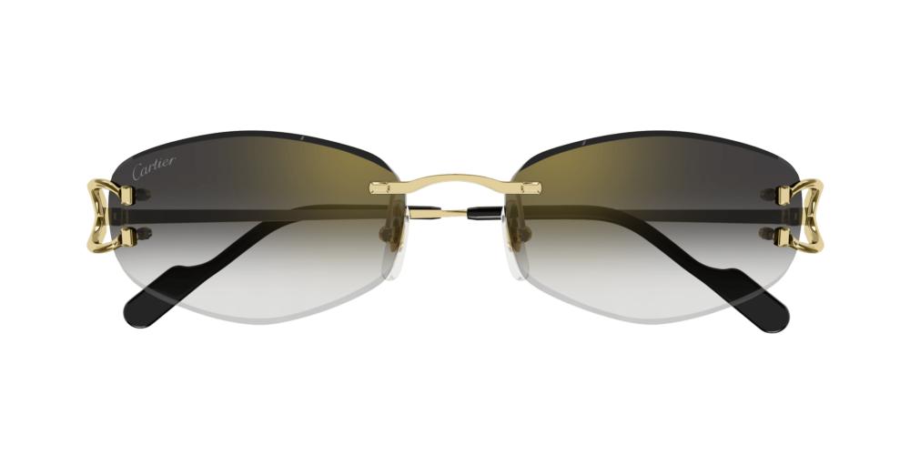 Cartier Signature C de Cartier CT0467S Occhiali Da Sole Donna Oro