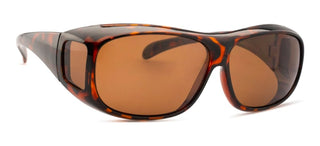 Polaroid 08535 unisex Havana Rectangle Sunglasses