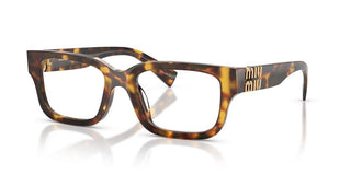 Miu Miu 0MU 02YV women Havana Rectangle Eyeglasses