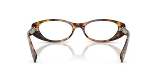 Miu Miu 0mu 03zv Women Havana Oval Eyeglasses