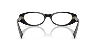 Miu Miu 0mu 03zv Women Black Oval Eyeglasses