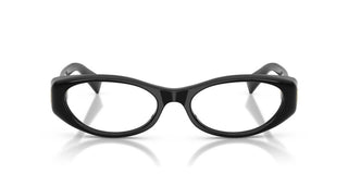 Miu Miu 0mu 03zv Women Black Oval Eyeglasses