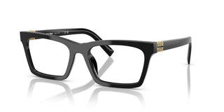 Miu Miu 0mu 04wv Women Black Squared Eyeglasses