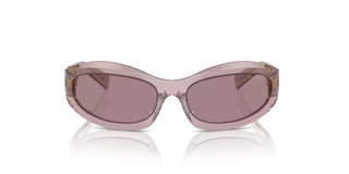 Miu Miu 0MU 14ZS women Violet Oval Sunglasses