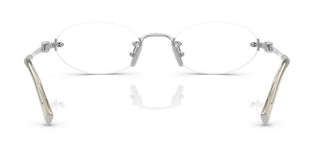 Miu Miu 0mu 53wv Women Silver Oval Eyeglasses