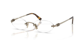 Miu Miu 0mu 53wv Women Gold Oval Eyeglasses