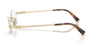 Miu Miu 0mu 53wv Women Gold Oval Eyeglasses