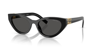 Miu Miu 0mu A04s Women Black Cat Eye Sunglasses