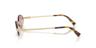 Miu Miu 0mu A54s Women Gold Oval Sunglasses