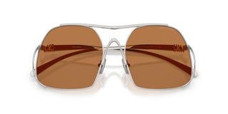 Miu Miu 0mu A55s Women Silver Oversize Sunglasses