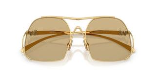 Miu Miu 0mu A55s Women Gold Oversize Sunglasses