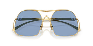 Miu Miu 0MU A55S women Gold Oversize Sunglasses