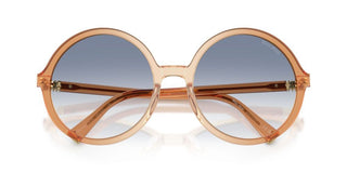 Miu Miu 0MU B02S women Brown Round Sunglasses