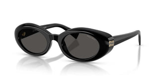 Miu 0MU B09S women Black Oval Sunglasses