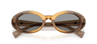 Miu 0MU B09S women Brown Oval Sunglasses