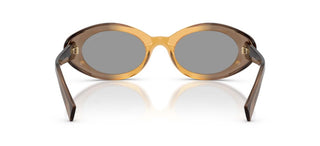 Miu 0MU B09S women Brown Oval Sunglasses