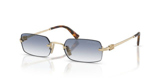 Miu Miu 0mu B50s Women Gold Rectangle Sunglasses
