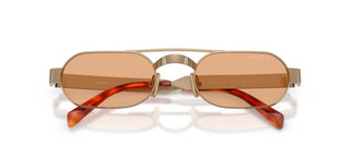 Miu 0MU B52S women Gold Geometric Sunglasses
