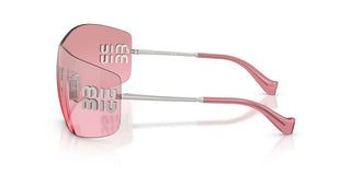 Miu 0MU B53S women Silver Shield Sunglasses