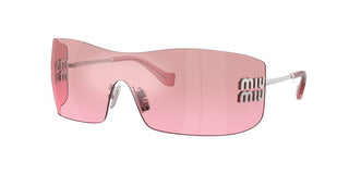 Miu 0MU B53S women Silver Shield Sunglasses