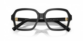 Miu Miu 0mu  03yv Women Black Oversize Eyeglasses