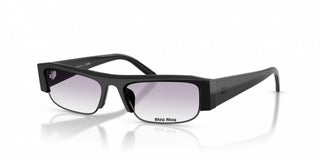 Miu Miu 0MU B07S women Black Squared Sunglasses