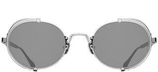Matsuda 10610H unisex Silver Round Sunglasses