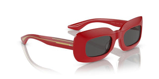 Oliver Peoples 1966c Ov 5548su Women Red Rectangle Sunglasses