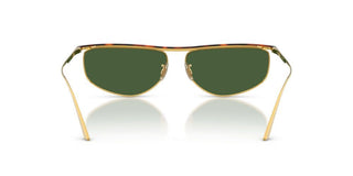 Oliver Peoples 1986c Ov 1367s Women Gold Geometric Sunglasses