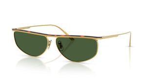 Oliver Peoples 1986c Ov 1367s Women Gold Geometric Sunglasses
