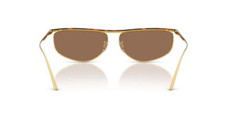 Oliver Peoples 1986c Ov 1367s Women Gold Geometric Sunglasses