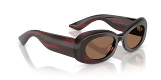 Oliver Peoples 1992c Ov 5606su Women Red Oval Sunglasses