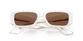 Oliver Peoples 1995c Ov 5583su Women White Rectangle Sunglasses