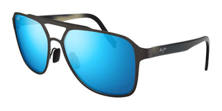 Maui Jim 2ND REEF MJ0607S men Blue Squared Sunglasses