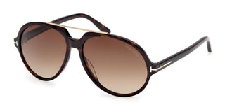 Tom Ford AALTO FT1210 unisex Havana Pilot Sunglasses