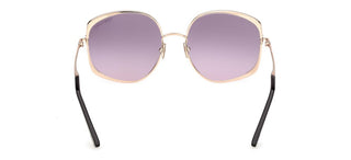 Tom Ford ABBEY-02 FT 1349 women Rose gold Butterfly Sunglasses