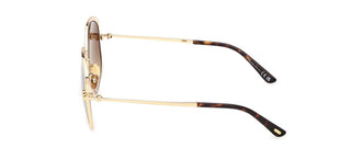 Tom Ford ABBEY-02 FT 1349 women Gold Butterfly Sunglasses