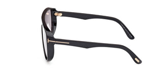 Tom Ford Achilles Ft1182 Unisex Black Shield Sunglasses