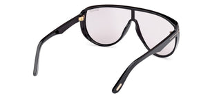 Tom Ford Achilles Ft1182 Unisex Black Shield Sunglasses