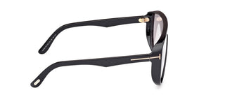 Tom Ford Achilles Ft1182 Unisex Black Shield Sunglasses