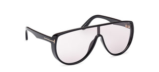 Tom Ford Achilles Ft1182 Unisex Black Shield Sunglasses