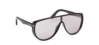 Tom Ford Achilles Ft1182 Unisex Black Shield Sunglasses