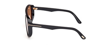 Tom Ford Achilles Ft1182 Unisex Black Shield Sunglasses