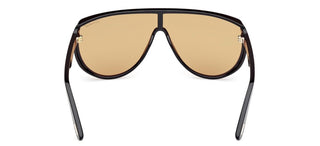 Tom Ford Achilles Ft1182 Unisex Black Shield Sunglasses
