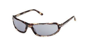 Tom Ford Addison-02 Ft 1400 Unisex Havana Rectangle Sunglasses