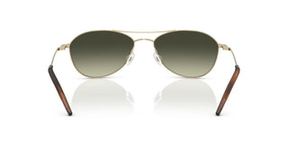 Oliver Peoples Aero Ii Ov 1358s Unisex Gold Pilot Sunglasses