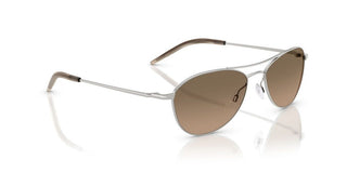 Oliver Peoples Aero Ii Ov 1358s Unisex Silver Pilot Sunglasses