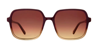 GARRETT LEIGHT AGNES SUN unisex Red Oversize Sunglasses