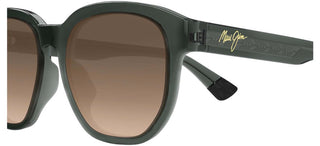 Maui Jim Akahai Af Mj0646sa Men Grey Geometric Sunglasses